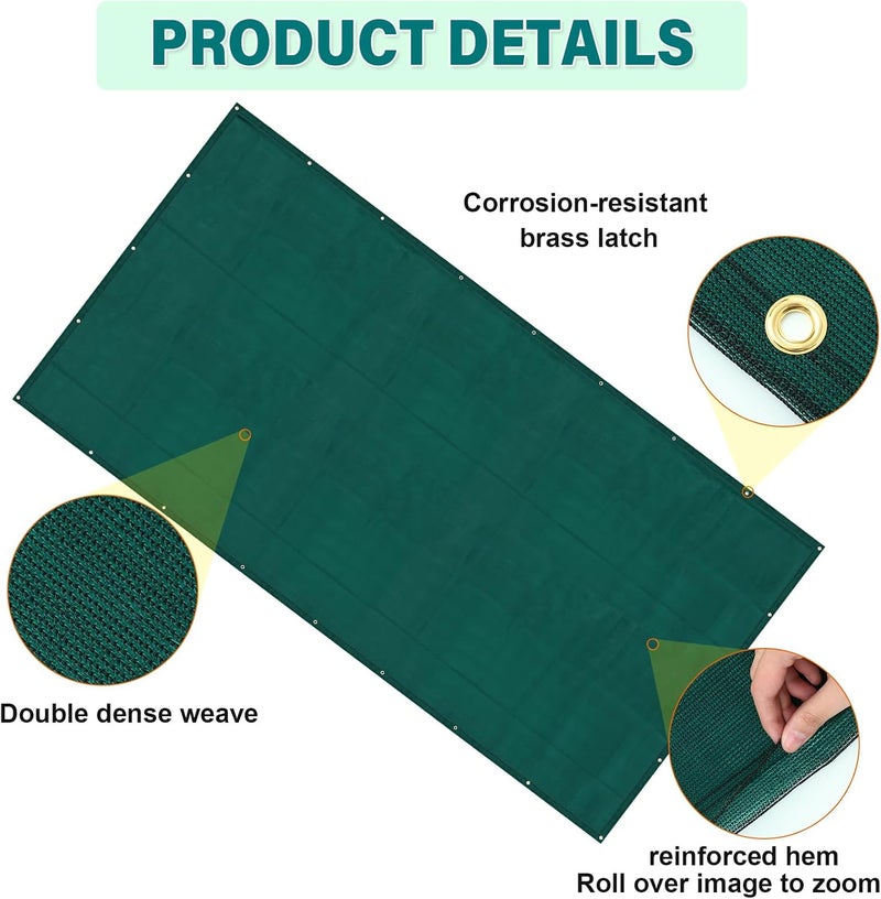Vincreem Archery Backstop - Heavy Duty Reinforced Netting, Back Stop Net, Ideal for Outdoor Bow Arrow Practice, Target Shooting, and Home Range Use - Image 3